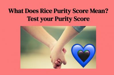 average rice purity score