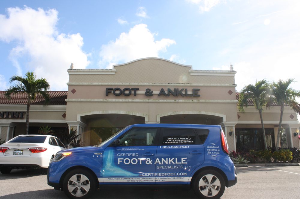 Certified foot and ankle specialists office