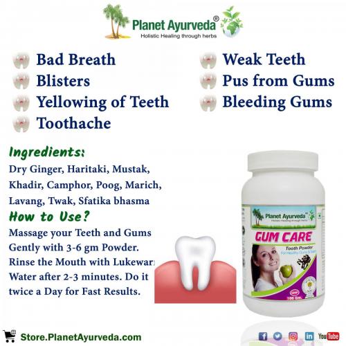 Gum Care Powder - Uses and Health Benefits