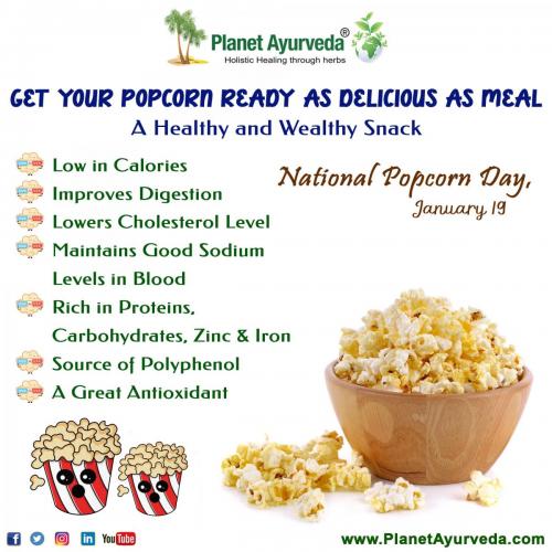 National Popcorn Day - January 19, 2021